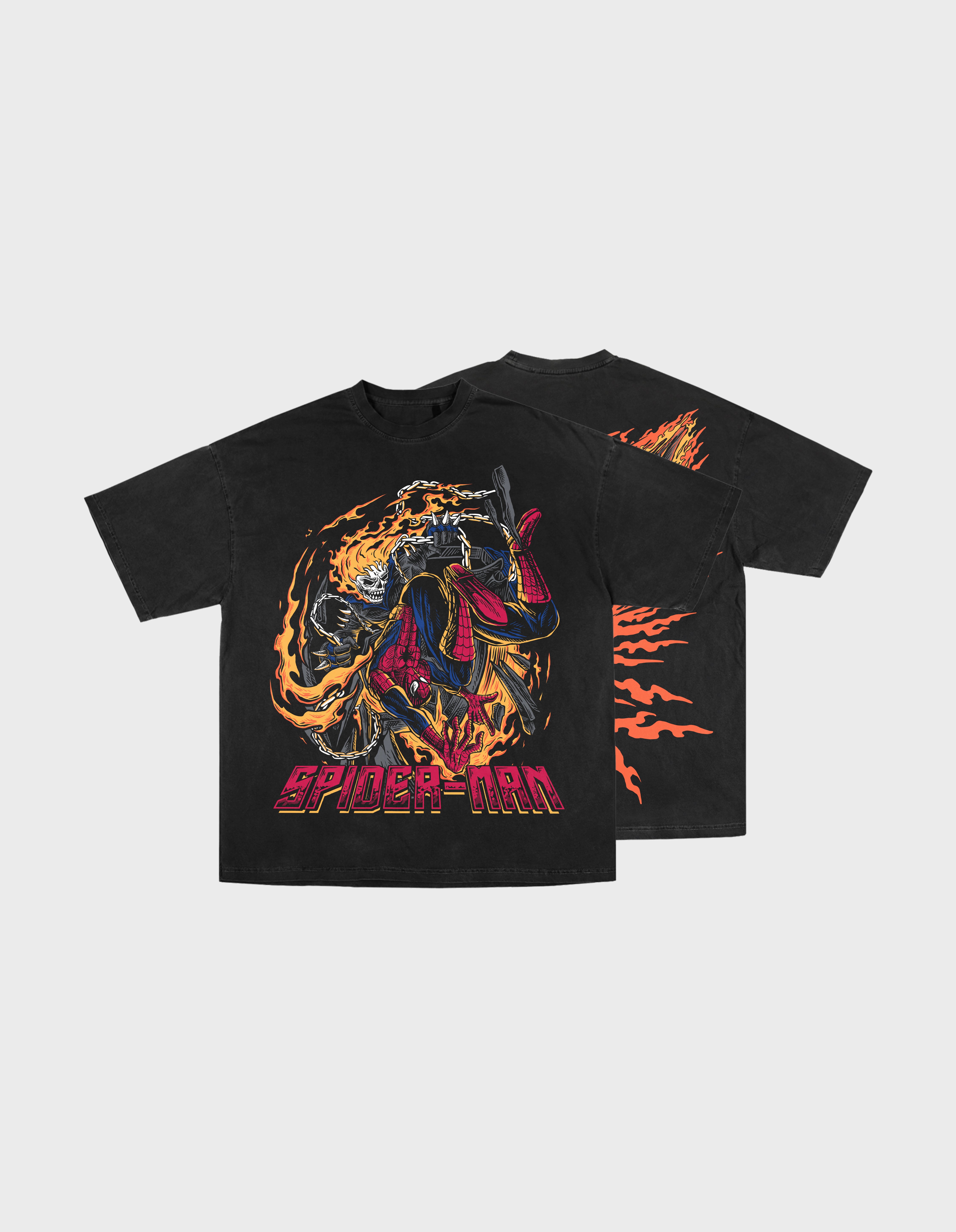 Spider-Man vs Ghost Rider Shirt