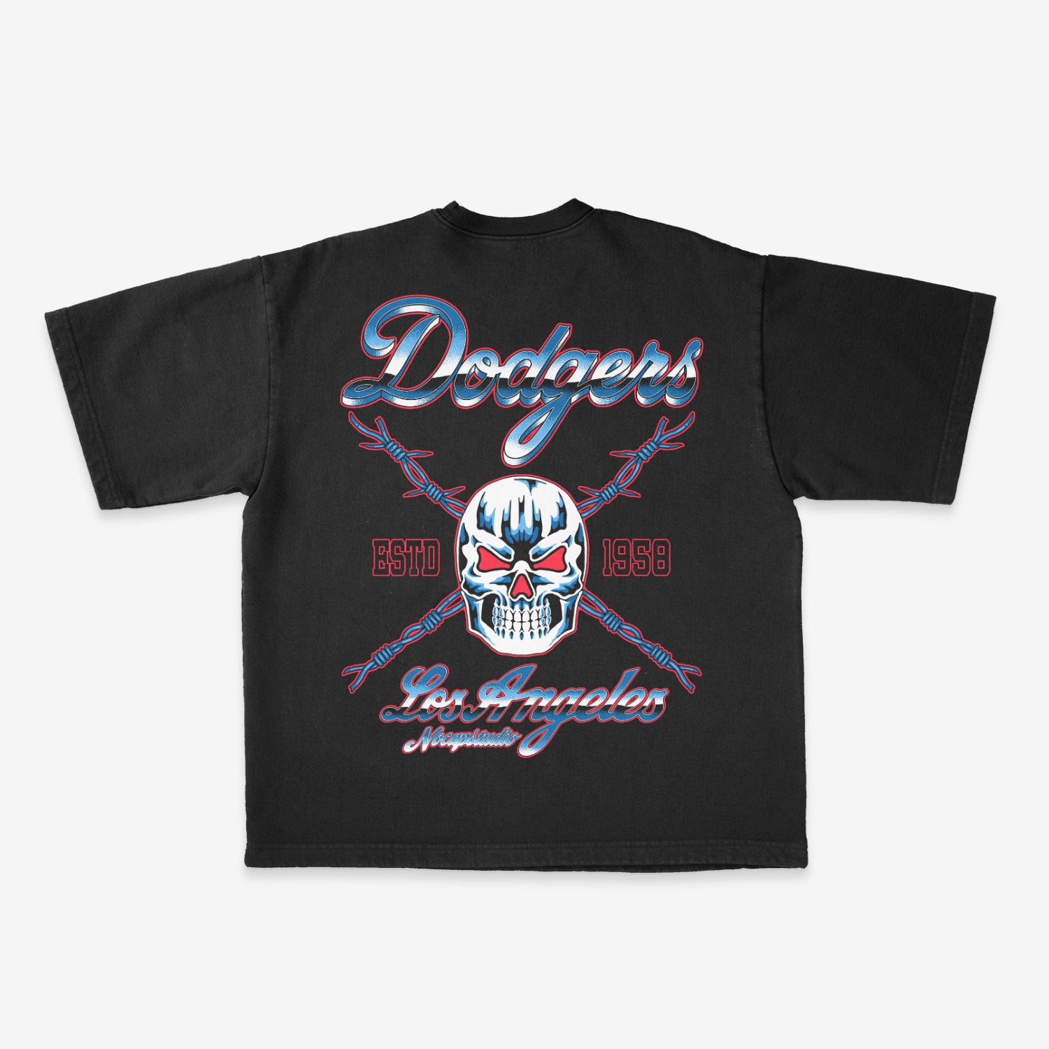 Los Angeles Dodger Skull